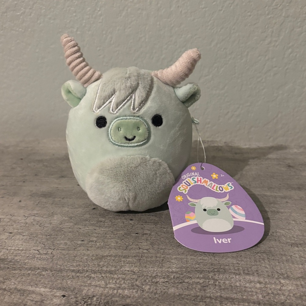 Squishmallows Iver Mint Green 5” Plush - w/ Tags
